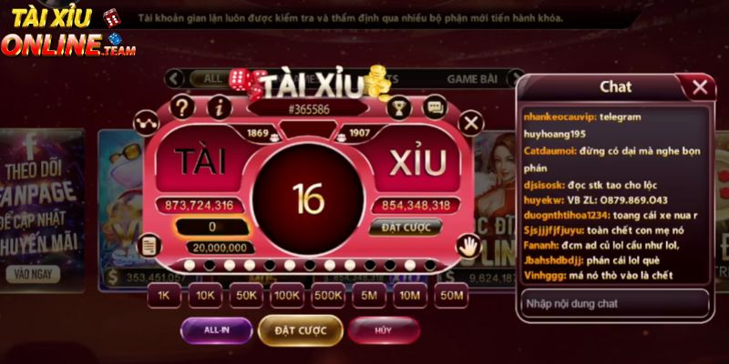 Chia sẻ kinh nghiệm chơi trò chơi trên Taixiuonline