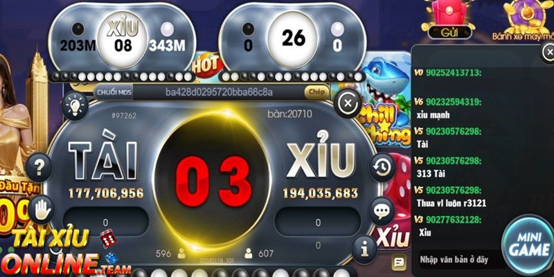 Luật chơi game tài xỉu MD5 cơ bản cho người mới